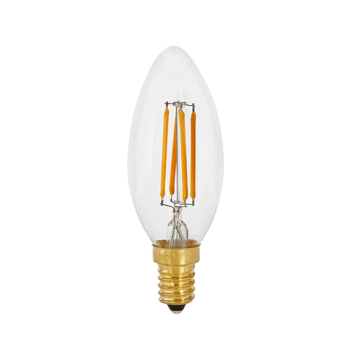 Lampe à bougie LED E14 4W, Ø 3,5 cm par Tala en clair