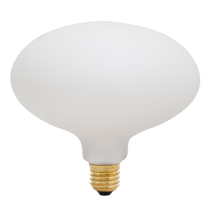 Ampoule LED Oval E27 6W, Ø 16,3 cm par Tala en blanc mat