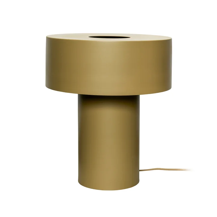 Aki Lampe de table de Hübsch Interior dans la couleur kaki