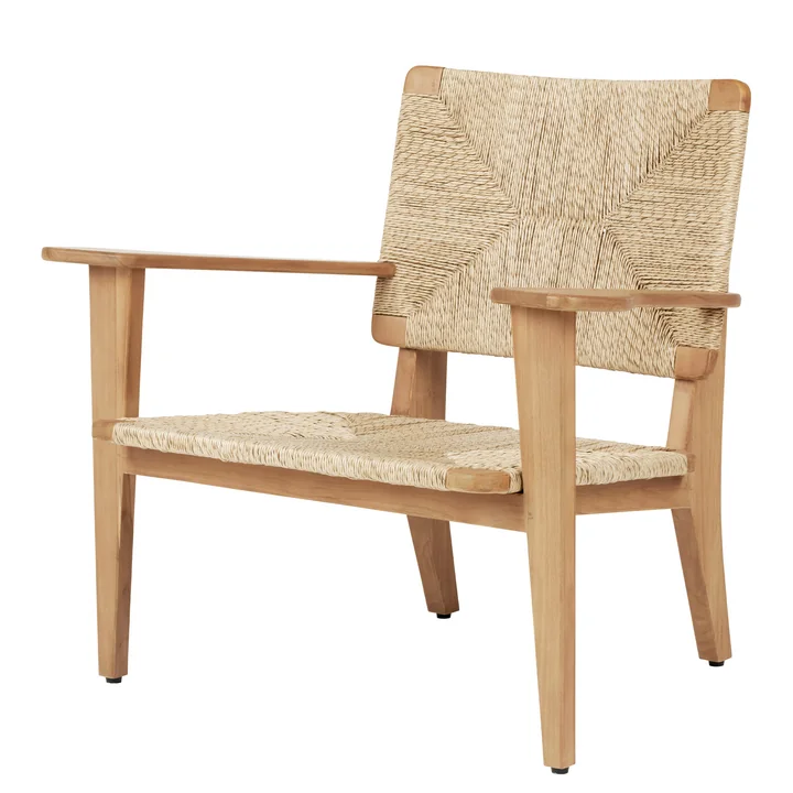 F-Chair Outdoor Chaise Lounge, teck de Gubi