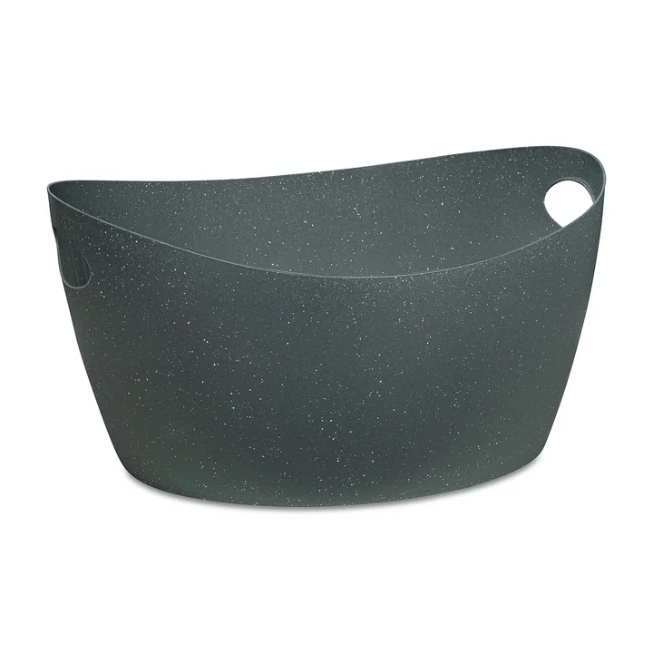 Bottichelli Zuber L, recycled ash grey de Koziol