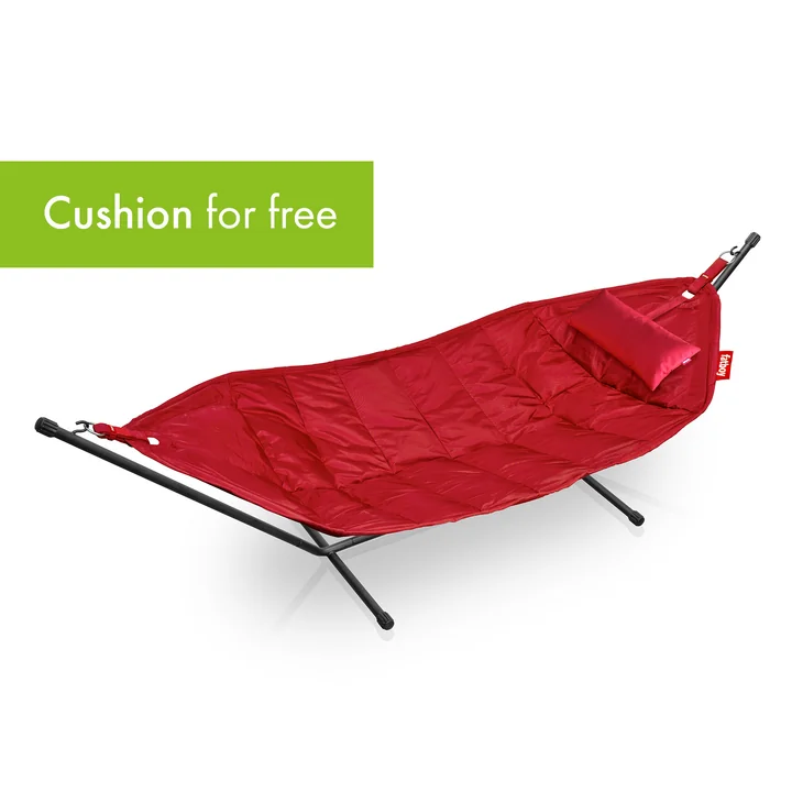 Headdemock + oreiller gratuit de Fatboy en rouge dans le set promotionnel