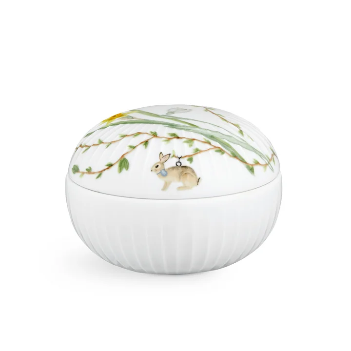 Hammershøi Bonbonnière Pâques de Kähler Design en couleur blanche