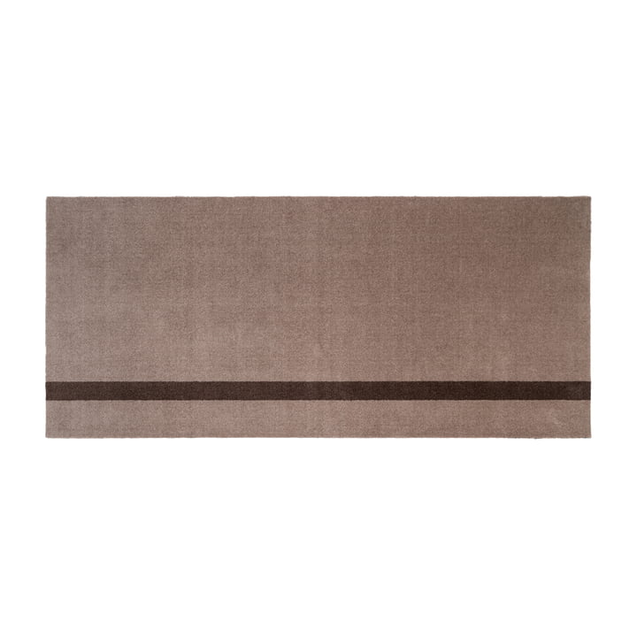 Stripes Vertical Tapis de sol, 90 x 200 cm, sable / marron de Tica Copenhagen
