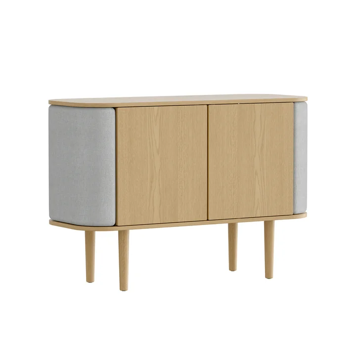 Treasures Sideboard avec 2 portes de Umage dans la finition chêne naturel / sterling