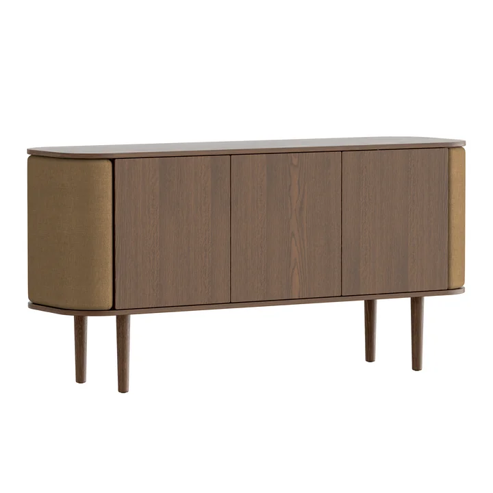 Treasures Sideboard avec 3 portes de Umage dans la finition chêne foncé / sugar brown