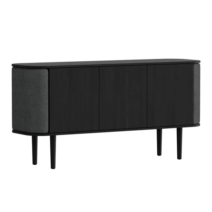 Treasures Sideboard avec 3 portes de Umage dans la finition chêne noir / shadow