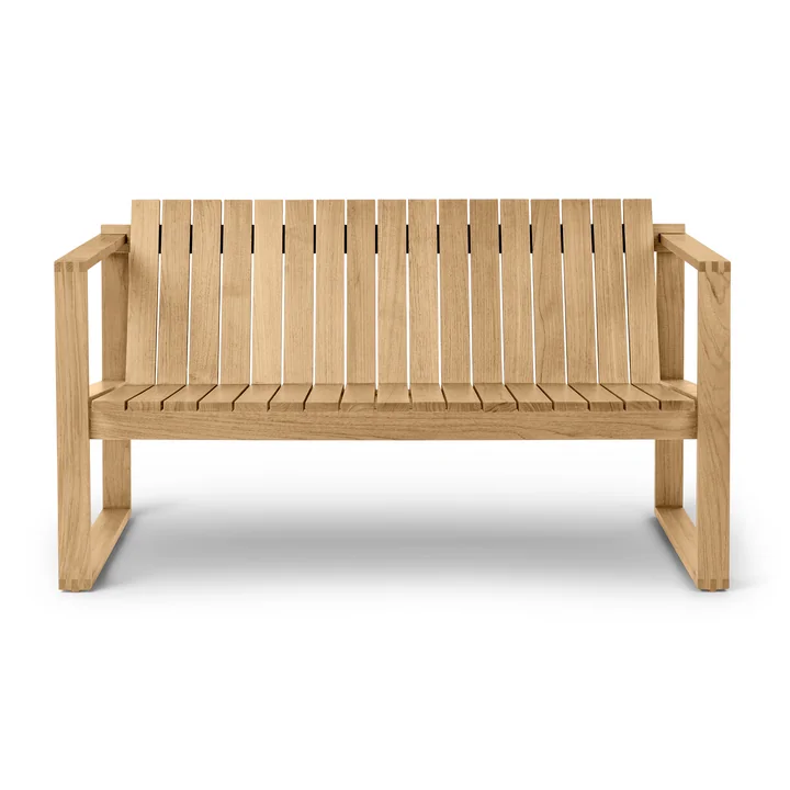 BK12 Lounge Canapé de Carl Hansen en finition teck non traité