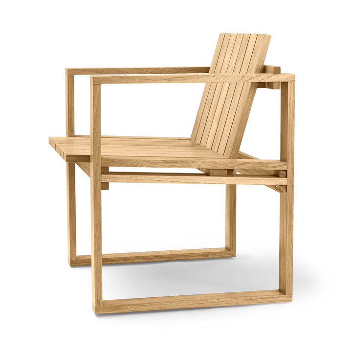 BK10 Chaise de jardin de Carl Hansen en finition teck non traité