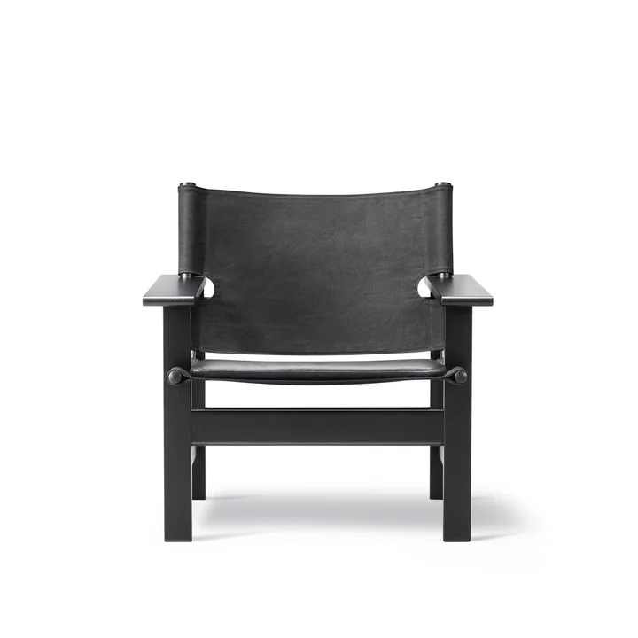 The Canvas Fauteuil, canvas / chêne noir de Fredericia