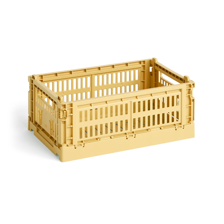 Colour Crate Panier recyclé S de Hay dans la couleur golden yellow