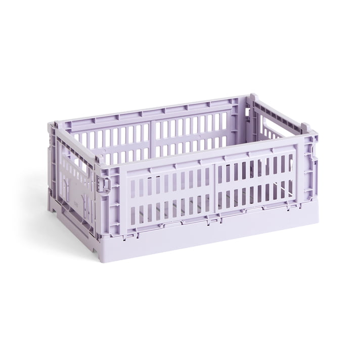 Colour Crate Panier recyclé S de Hay dans la couleur lavender