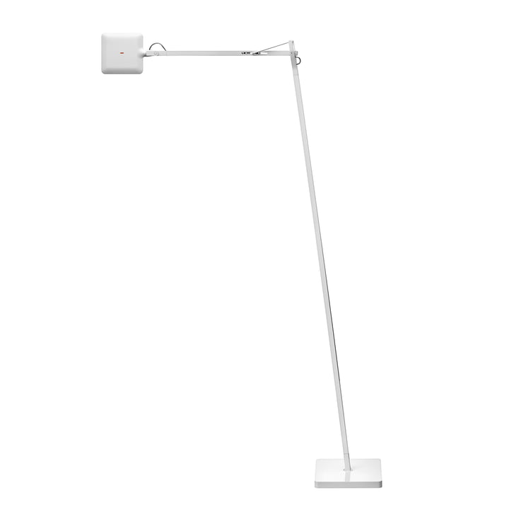 Le lampadaire Kelvin LED F de Flos en blanc
