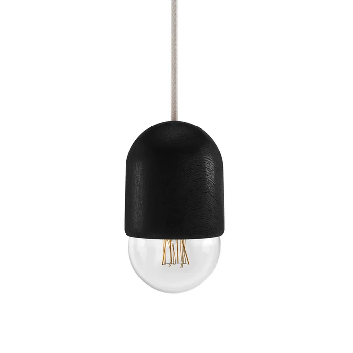 Luce Suspension medium, chêne noir de Hartô