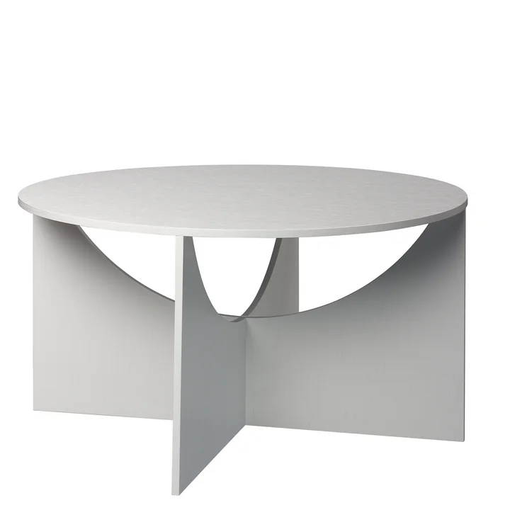 Charlotte Table basse, H 40 cm, blanc de sécurité de e15