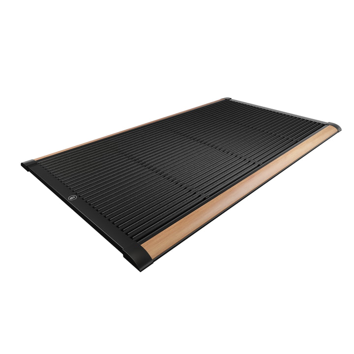 Paillasson Outdoor 120 × 70 cm, noir / teak ( Limited Edition ) de Rizz