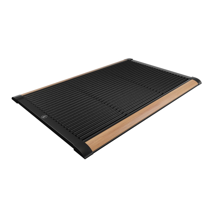 Tapis de sol Outdoor 90 × 60 cm, noir / teak ( Limited Edition ) de Rizz