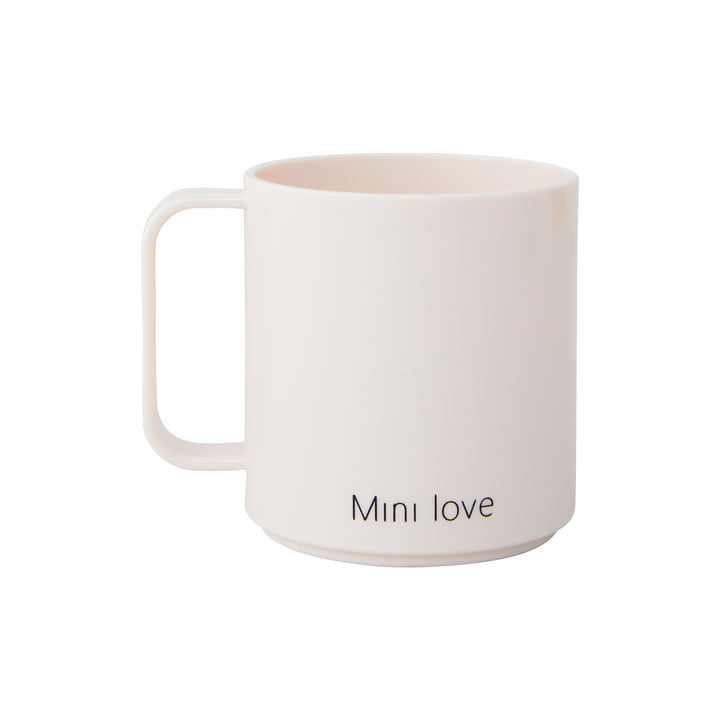 Mini Love Gobelet avec anse, 175 ml, beige pastel de Design Letters