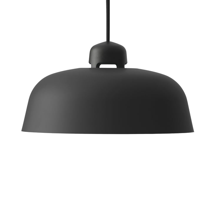 Le w162 Dalston Lumière pendante LED s2 large de Wästberg en noir / noir graphite