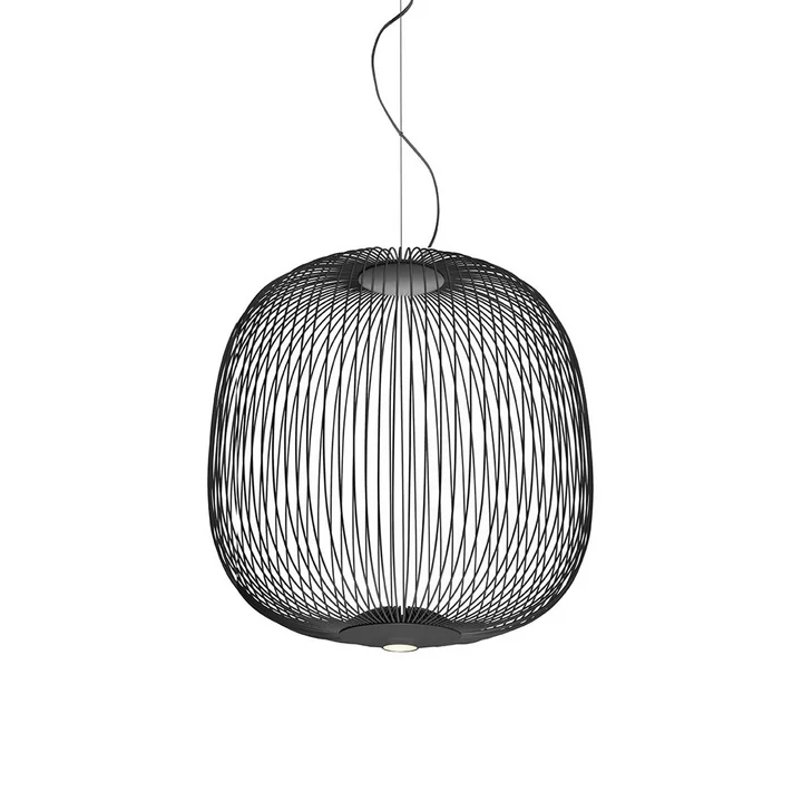 Spokes Lampe LED suspendue 2 de Foscarini en graphite