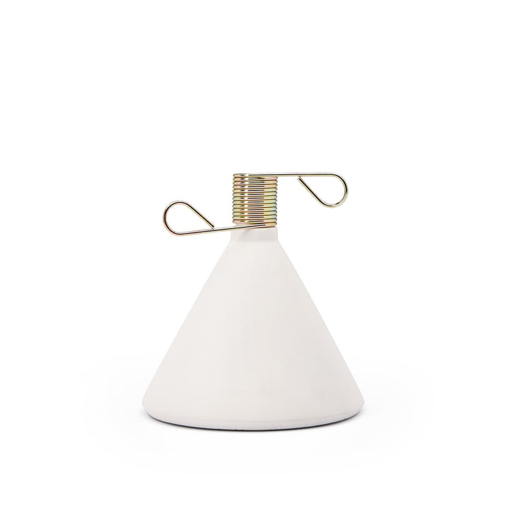 Conic Bougeoir, Ø 13 cm, blanc de Puik