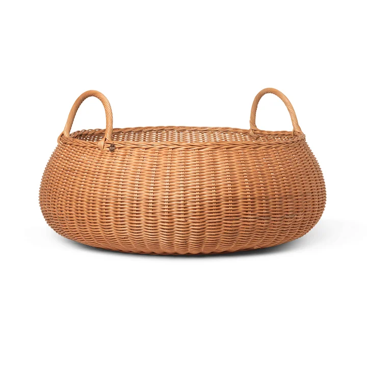 Braided Panier, Ø 60 cm, naturel de Ferm Living