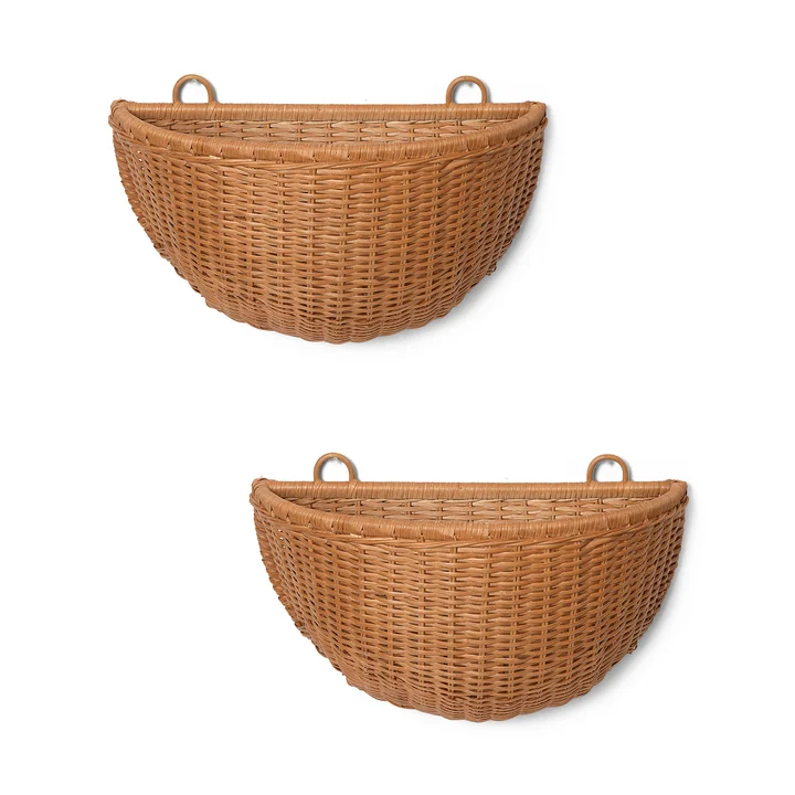 Braided Panier mural de Ferm Living en version nature