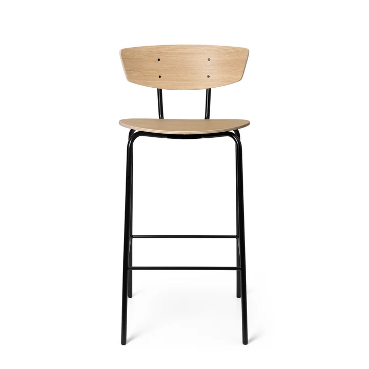 Herman Tabouret de bar H 64, white oiled oak de Ferm Living