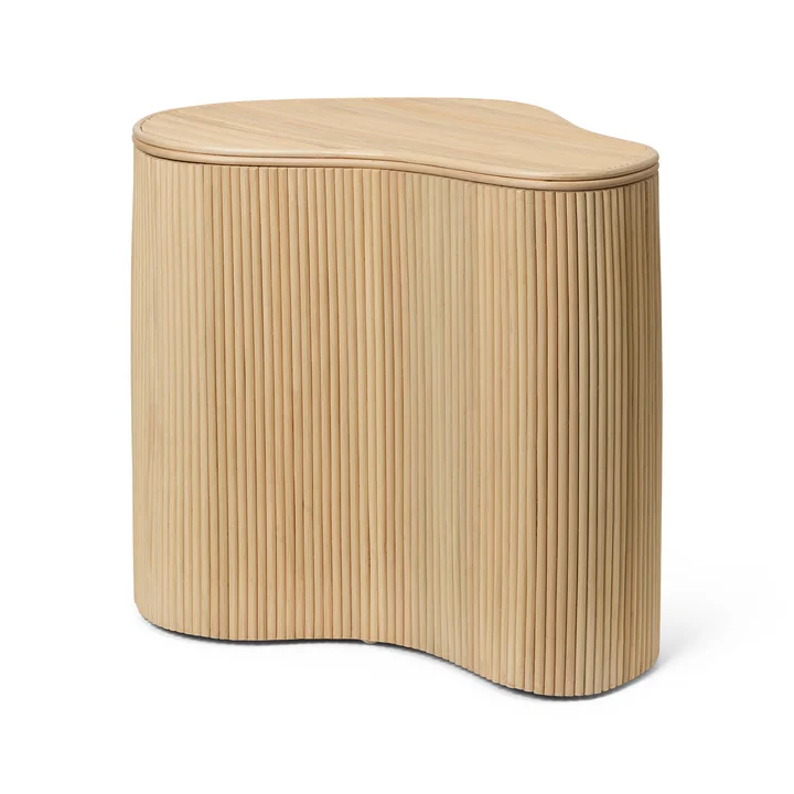 Isola Rotin - Table de rangement, naturel de Ferm Living