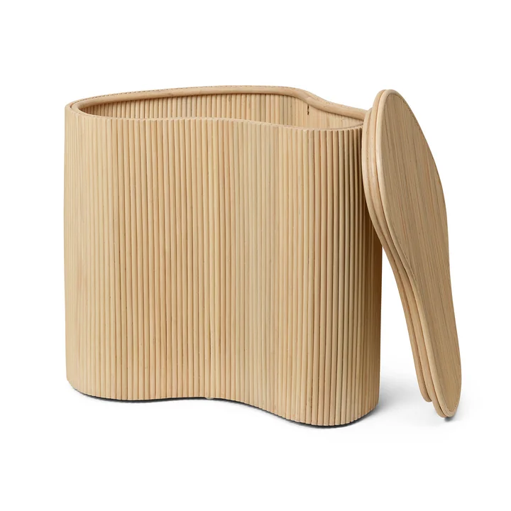Isola Rotin - Table de rangement, naturel de Ferm Living