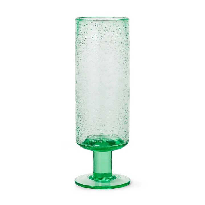 Oli Flûte à champagne de Ferm Living en version transparente