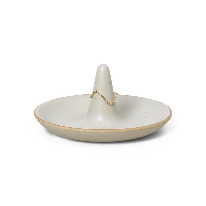 Ring Rangement pour bijoux, Ø 9,5 cm, blanc cassé de Ferm Living