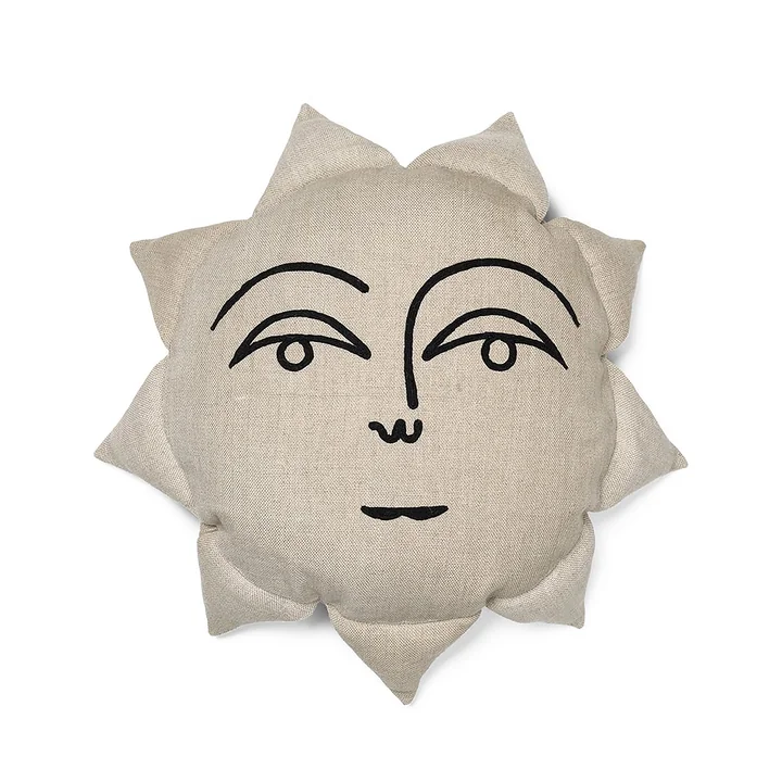 Sun Coussin de Ferm Living dans la version nature