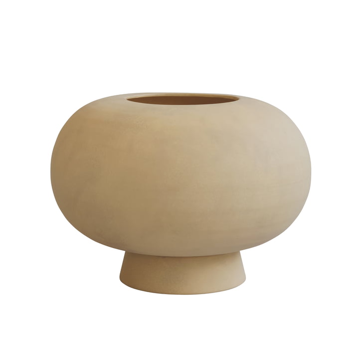 Kabin Vase, Fat, Ø 35 cm, sable de 101 Copenhagen