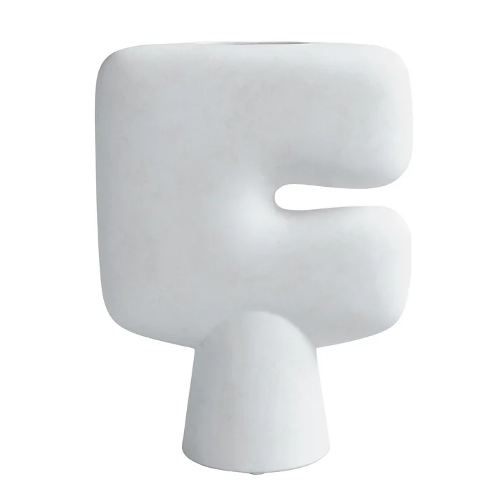Tribal Vase Big, blanc de 101 Copenhagen