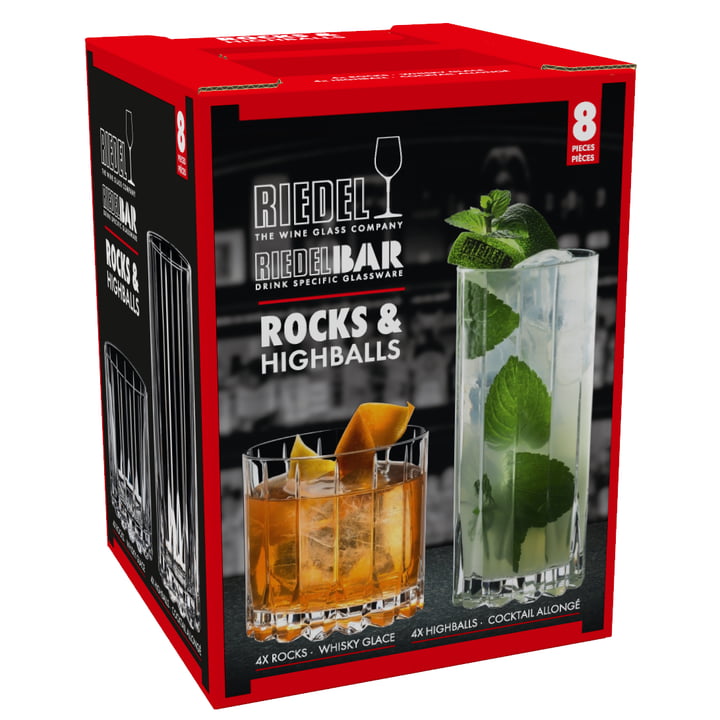 Rocks / Highball Bar Ensemble de verres à boire de Riedel