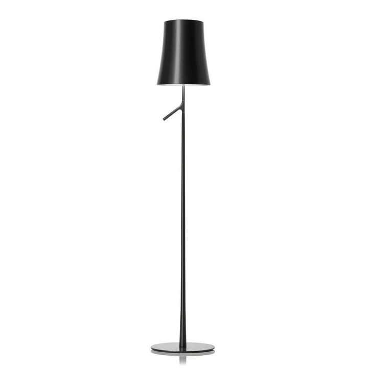 Lampadaire LED Birdie Lettura avec dimmer de Foscarini en graphite