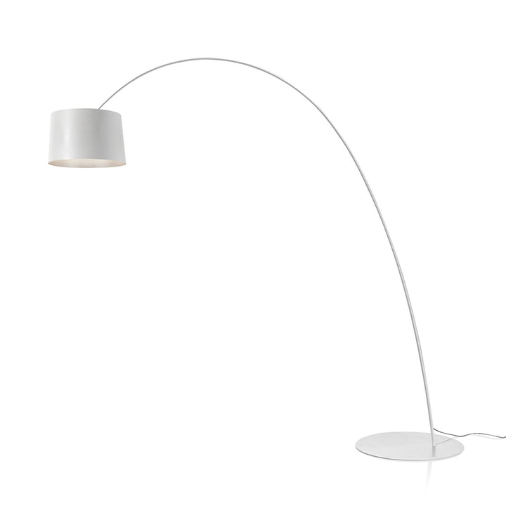 Twiggy Elle LED Lampe à arc de Foscarini en blanc