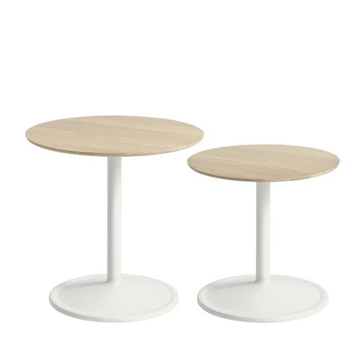 Soft Table d'appoint, Chêne / off-white de Muuto