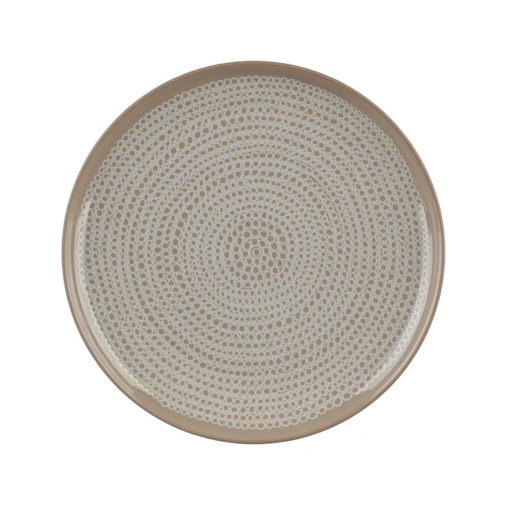 Oiva Siirtolapuutarha Assiette Ø 25 cm, terra / blanc de Marimekko