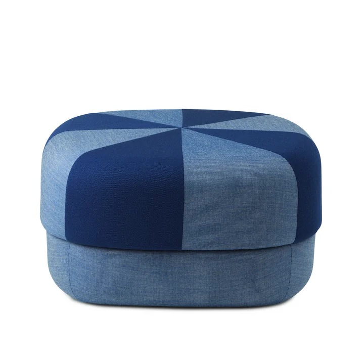 Circus Pouf grand duo de Normann Copenhagen dans la couleur bleu