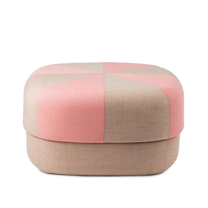 Circus Pouf grand duo de Normann Copenhagen dans la couleur rose