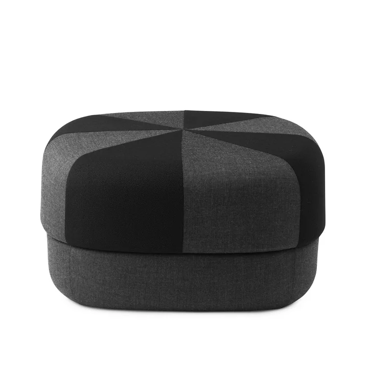 Circus Pouf grand duo de Normann Copenhagen dans la couleur noir