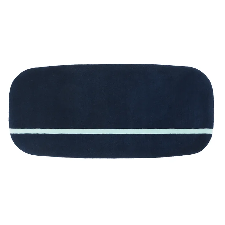 Oona Tapis de Normann Copenhagen de couleur bleue