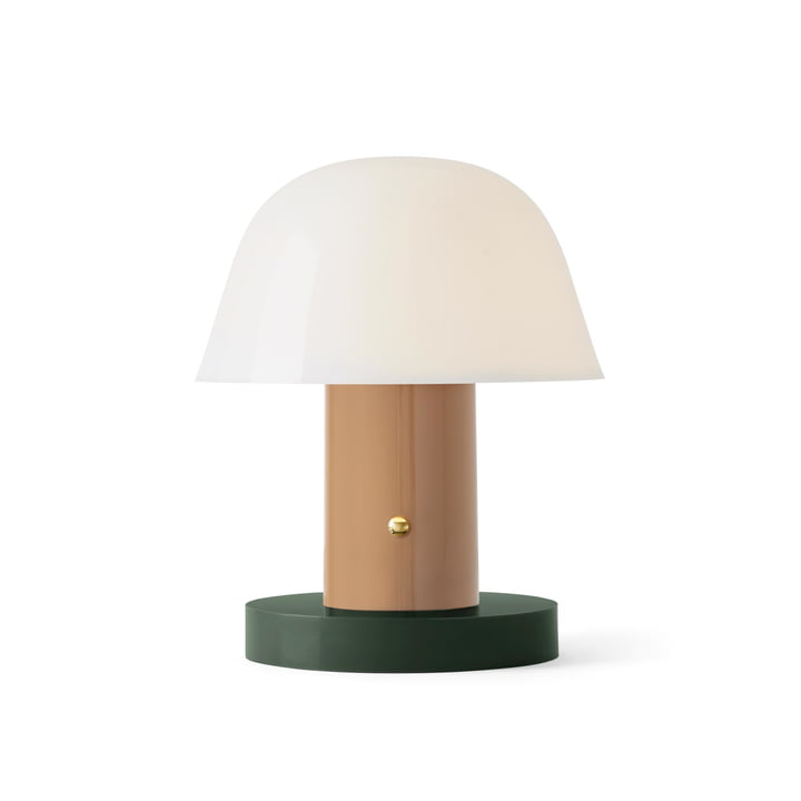 Setago JH27 Lampe de table à accu (LED) en nude / forêt de & Tradition