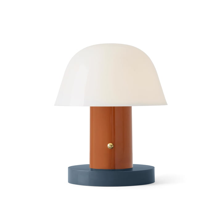 Setago JH27 Lampe de table à accu (LED) en rust / tonnerre de & Tradition