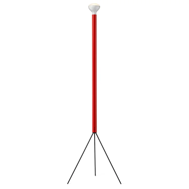 Luminator Lampadaire H 189 cm, rouge de Flos