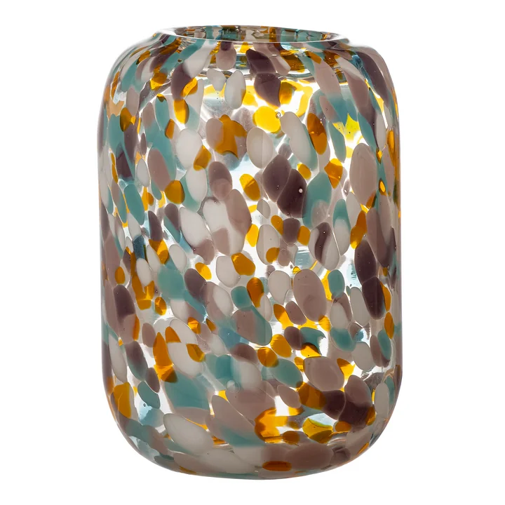 Vidia Vase H 18 cm de Bloomingville en orange