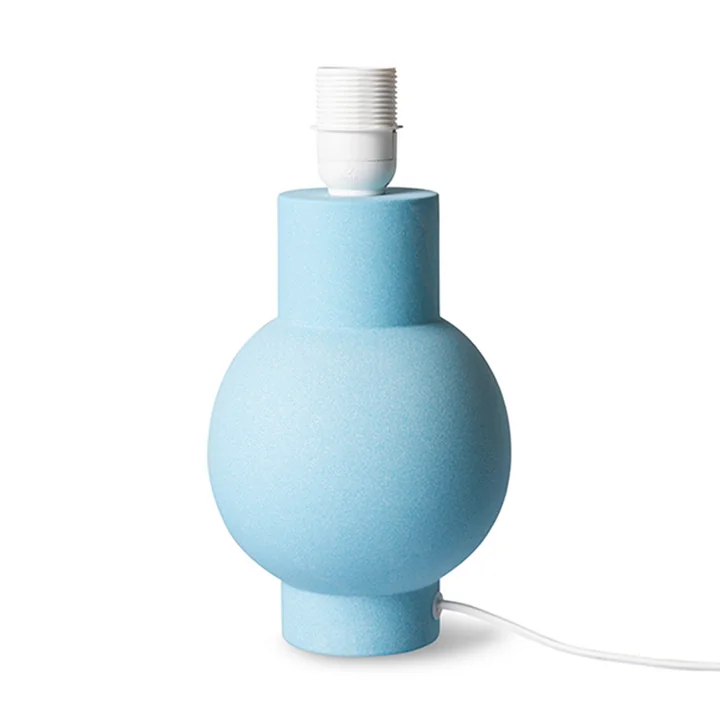 Pied de lampe de table en céramique, ice blue de HKliving