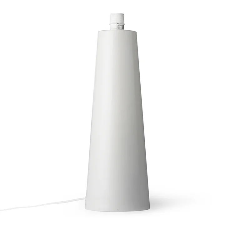 Cone Pied de lampe de table, L, matt light grey de HKliving
